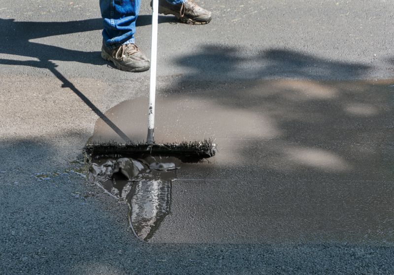 Asphalt Sealcoating in Fall