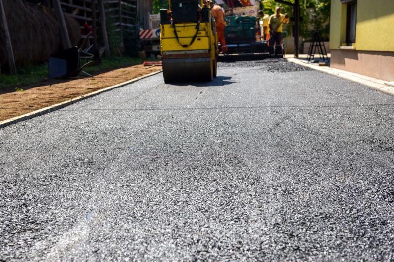 Residential Asphalt Paving Close-up
